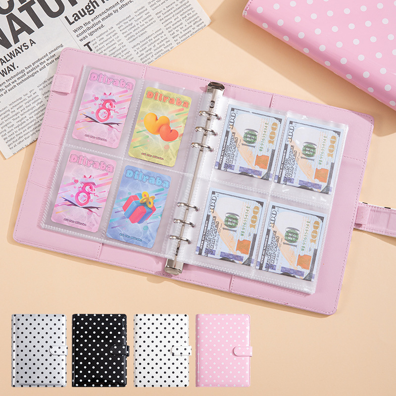 Notebook Dotted A5 - A5 도트형 루즈리프 예산 노트, 멀티