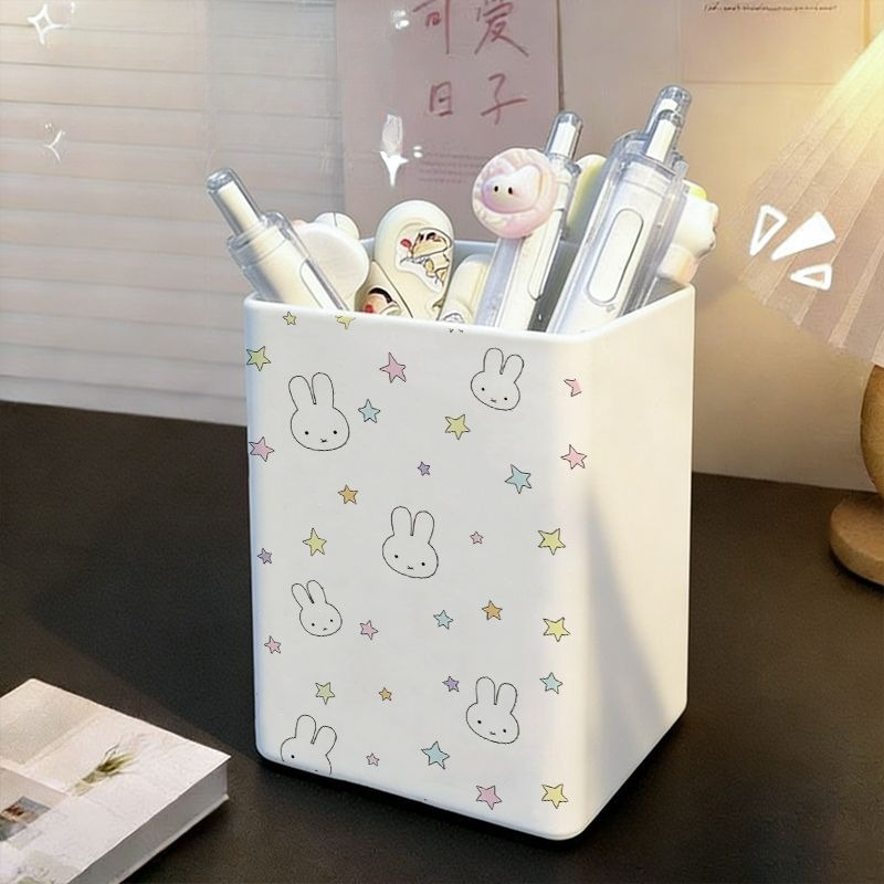 새로운 미피 토끼 데스크탑 펜 홀더 창의적인 만화 문구 - Fountain Pen Ink 리뷰 및 가격