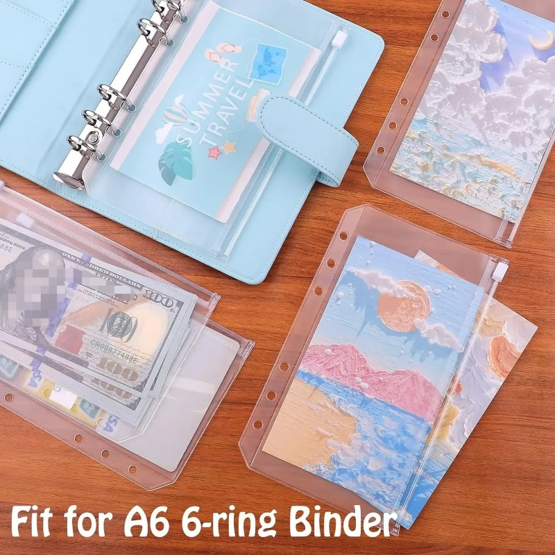 10개입 PVC 바인더 포켓 현금 봉투 A5 A6 A7 - Portfolio Folder Zip 리뷰 및 가격