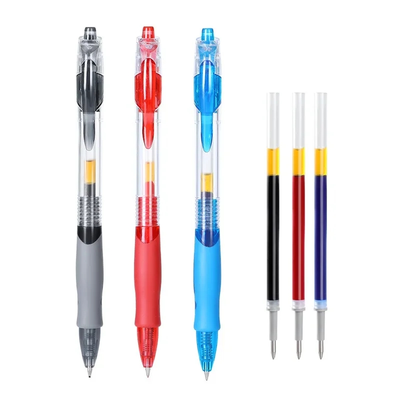 13/30개입 리트랙터블 젤 펜 세트, 검정/빨강/파랑 - Office Stationery And Supply 리뷰 및 가격