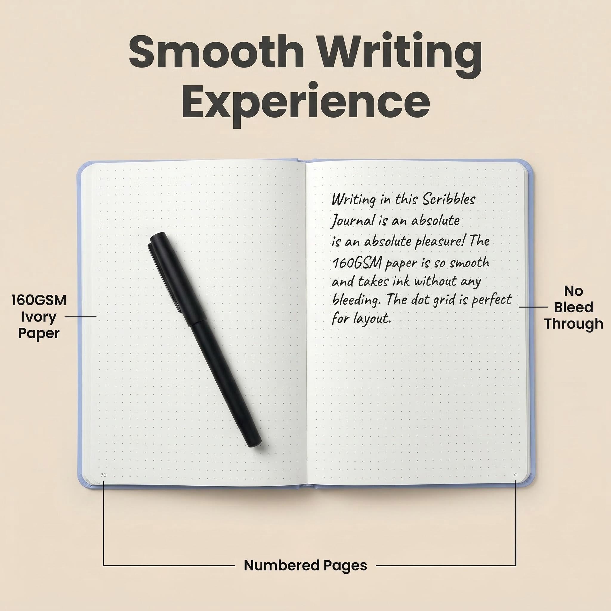 A5 도트 그리드 저널 노트북 PU 가죽 160GSM  - Notebook Dotted A5 리뷰 및 가격